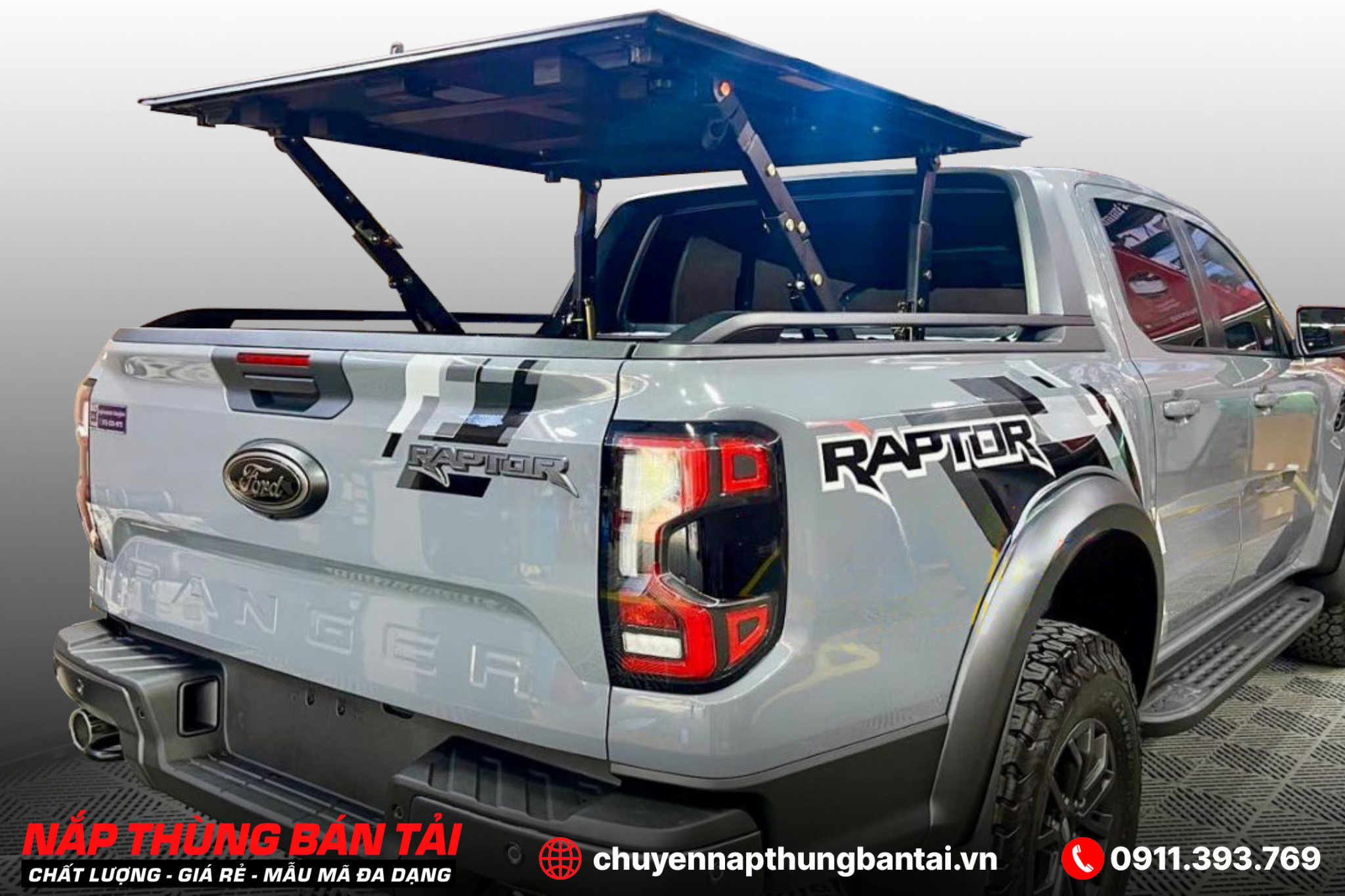 Nắp Thùng Topflip Ford Ranger Raptor 2023