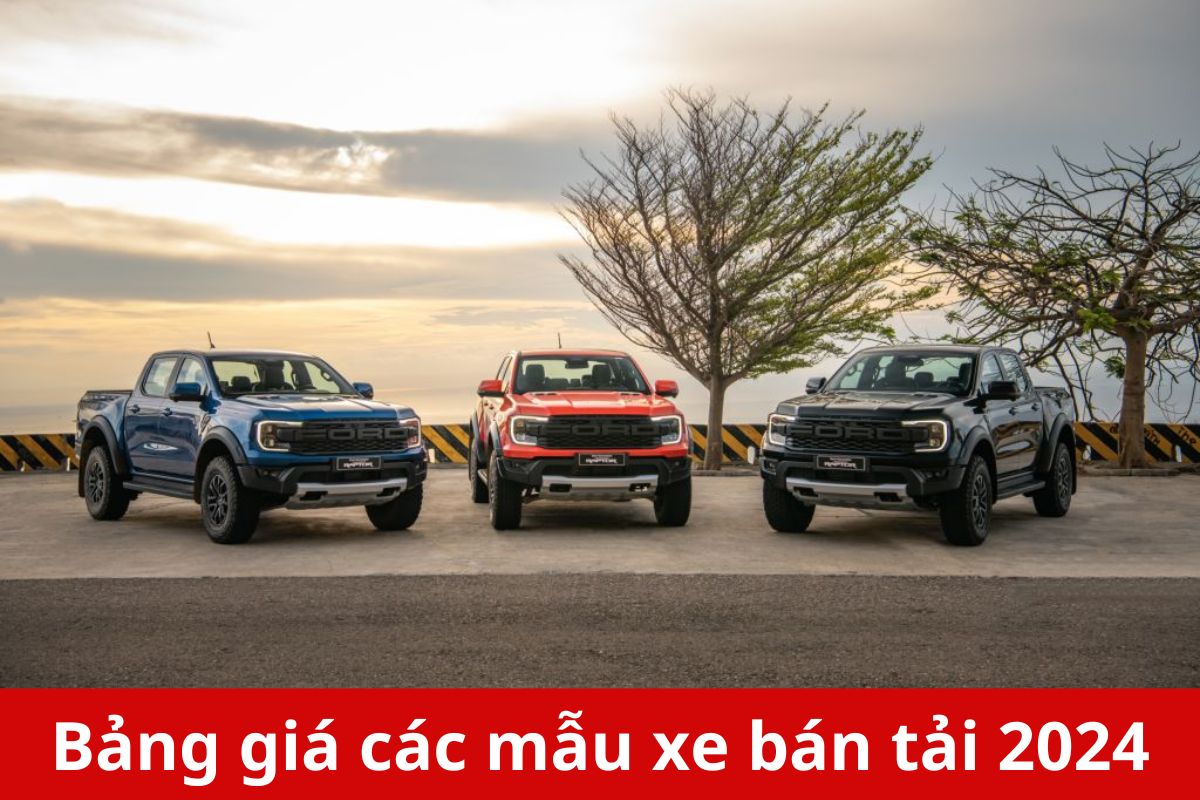 Bảng giá các mẫu bán tải 2024